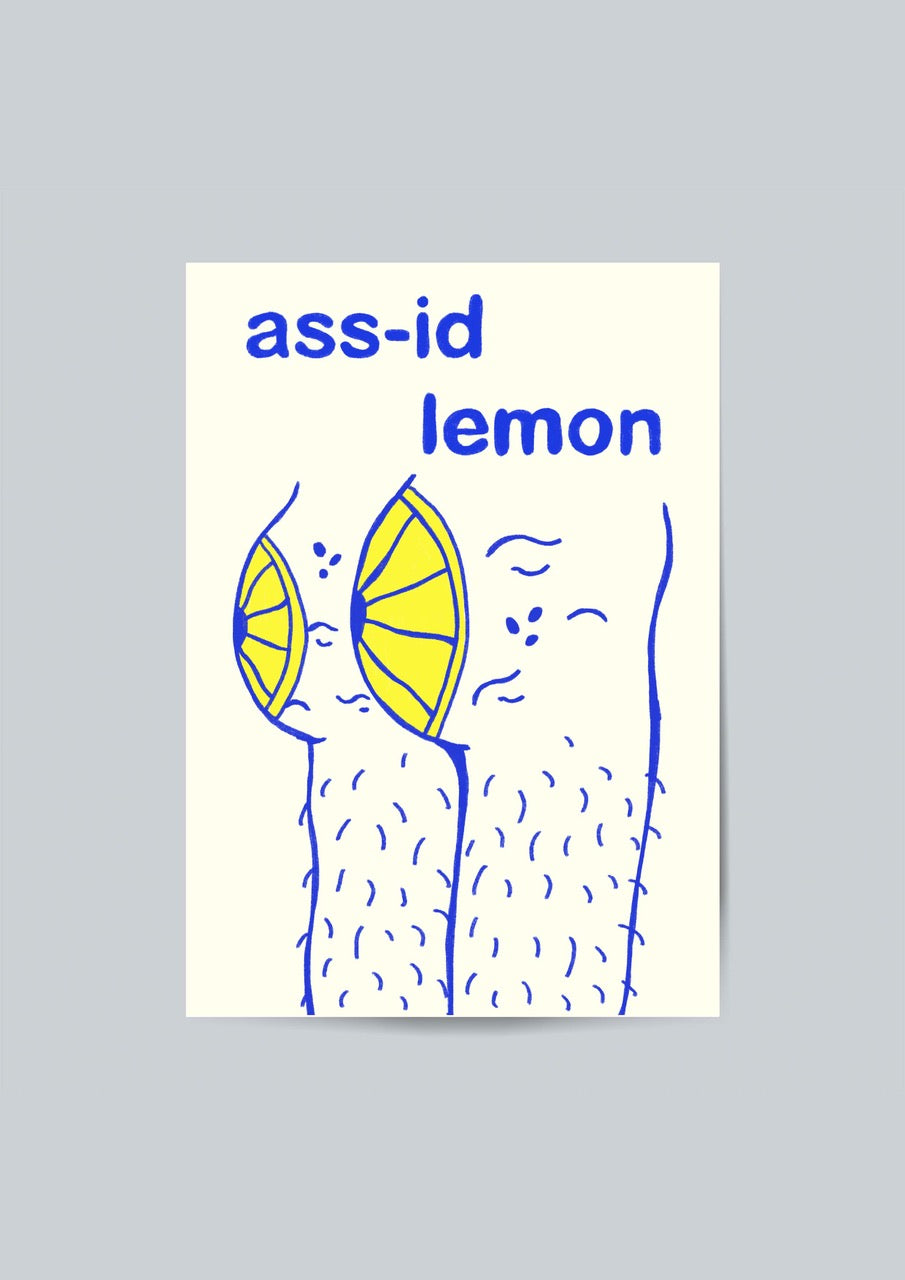 Ass-id Lemon Print