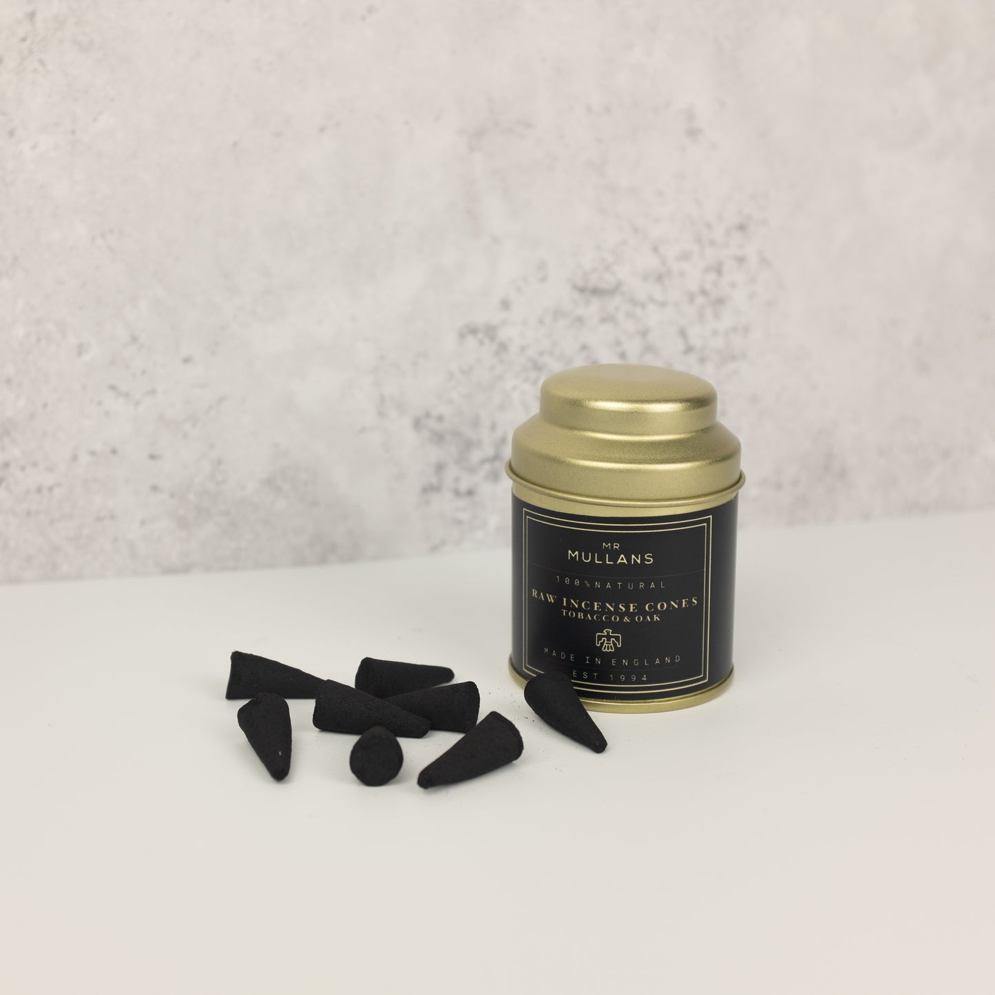 Raw Charcoal Incense Cones - Tobacco & Oak